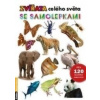 Zvířata celého světa se samolepkami - 16 stran encyklopedie + 8 stran se samolepkami
