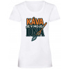 Káva je v mojej DNA - Biela , Dámske , XL