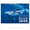Deep Blue 2026 - nástěnný kalendář