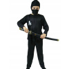 Dievčenský kostým - Veľkosť outfit čiernej ninja (Dievčenský kostým - Veľkosť outfit čiernej ninja)