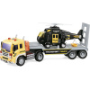 CITY SERVICE CAR 21W-571C Ťahač s návesom a vrtuľníkom 1:16