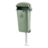 MEVA-TEC Odpadkový koš 50 l. Urban - zelený