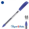 Gelové pero PaperMate Jiffy Gel - s víčkem, 0.5 modré 4ks