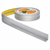 Lištová samolepiaca páska z PVC strieborná 30x30 mm 10 m