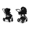 MOON Kombinovaný kočík PIÚ 2025 Varianta: Black chrome / Onyx black