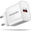 AXAGON ACU-QC18W, nabíječka do sítě 18W, 1x port USB-A, QC3.0/AFC/Apple, bílá