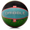 Basketbalový lopta Meteor Dribble modrá/zelená univerzita