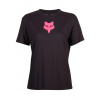 Dámsky dres Fox W Head SS Tee Black/Neon Pink