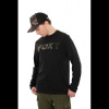 Tričko Fox Black/Camo LS T-Shirt (XXXL)