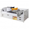 MID.YOU POSTEĽ S ÚLOŽNÝM PRIESTOROM, 100/200 cm biela - Online Only detský nábytok - 000406011014
