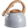 Čajník MagicHome, pískací, šedý, 2500 ml