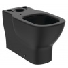 Ideal-standard IDEAL STANDARD TESI WC kombi mísa, Aquablade splachování, zadní odpad, matná černá