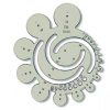 KOH-I-NOOR KKO, šablóna, rádiusová, plastová, transparentná hnedá