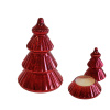 SVIEČKA VIANOČNÁ STROMČEK jablko, škorica 16cm ČERVENÁ