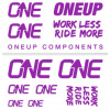 ONEUP Decal kit - nálepky Farba: Purple