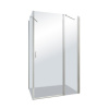 Roltechnik Sprchové dvere v kombinácii s pevnou stenou LYE4+LYSW1S 75 x 90 cm 75 cm 90 cm
