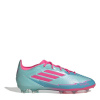 adidas F50 Elite Childrens Firm Ground Football Boots Blue/Pink C10 (28)
