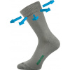 VoXX® Ponožky VoXX Zeus zdrav. - svetlo šedá Veľkosť: 35-38 (23-25)