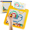 KIK Magnetická tabule montessori tečky žlutá