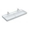 Villeroy & Boch Collaro Umývadlo nábytkové, 120x47 cm, s prepadom, 2 otvory na batériu, CeramicPlus, alpská biela 4A33C4R1