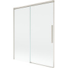 Mexen Rox, 2-krídlová posuvná vaňová zástena 140 x 150 cm, 8mm číre sklo, oceľový profil, 8C9-140-001-97-00