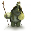 CUKROVÁ TLAČ jedlý obrázok na tortu Cukrová hmota Kung Fu Panda Oogway #1 + MENO