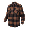 ROTHCO košeľa drevorubačská FLANNEL kockovaná HNĚDÁ vel.M