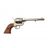 Revolver cal.45 Americké kavalerie - USA 1873 (nikl) + Přívěsek na klíče DENIX