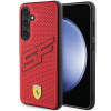 Ferrari Big SF Perforované puzdro pre Samsung Galaxy S24 - červené (Ferrari Big SF Perforované puzdro pre Samsung Galaxy S24 - červené)