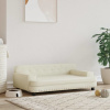 vidaXL Pelech pre psa krémový 90x53x30 cm umelá koža - Krémová - 25975-167267