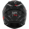 přilba N401 ZUMBI, NOX (černá matná,červená, vel. XL)