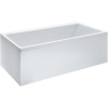 LAUFEN Pro pravouhlá vaňa akrylátová (s konštrukciou a ľavým L panelom), odtok zboku, 1700 x 750 x 620 mm, biela, H2319550000001