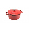 Liatinový hrniec so smaltovaným povrchom 4L 24cm Red 50985 12968