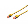 Digitus Patch Cable, S-FTP, CAT 6, AWG 27/7, LSOH, Měď, žlutý 10m DK-1644-100/Y