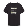 Puma 2 Col Logo Tee Black Camo S