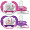 AVENT Cumlík Ultra Air Animals, 6-18m - Slon/tučniak, ružový/lila AVENT