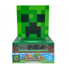Minecraft Creeper - 3D lampa s alarmom