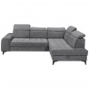 MID.YOU ROHOVÁ SEDAČKA, textil, antracitová - Sedačky - 002220042303