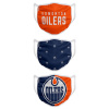 Roušky Edmonton Oilers FOCO - set 3 kusy EU Veľkosť: dospělá velikost