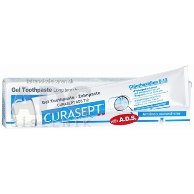 CURASEPT ADS 712 0,12% zubná pasta 1x75 ml