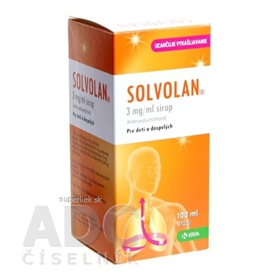 Solvolan sir (liek.skl.hnedá) 1x100 ml, 3838989503666