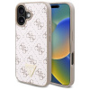 Guess pevný kryt 4G Triangle Metal Logo na iPhone 16 (GUHCP16SPG4GPH) - biely KF2340120