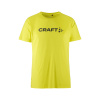 Pánske Tričko s krátkym rukávom CRAFT CORE ESSENCE LOGO TEE M 1911786-503000 – Žltá