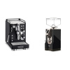La Pavoni Mini Cellini, black + Eureka Mignon Turbo, CR black
