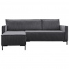 MID.YOU ROHOVÁ SEDACIA SÚPRAVA, textil, sivá - Online Only obývacie izby - 001454004406