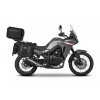 Kompletná sada bočných adventure vakov SHAD TERRA TR40 a hliníkového 55 L vrchného kufru ,vrátane montážnej sady SHAD HONDA TRANSALP 750