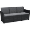 Allibert CLAIRE 3 SEATERS SOFA grafit