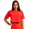 GymBeam Dámske tričko Cropped Limitless Hot Red