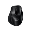 Genius Ergo 9000S, Myš, bezdrátová, optická, 2400DPI, 6 tlačítek, Bluetooth, 2.4GHz, USB, černá 31030038400