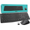 Sada klávesnice a myši Logitech čierna